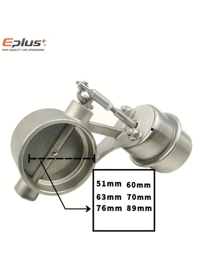 Stainless Steel Pneumatic Exhaust Valve 2 76in Adjustable Sound For Automotive Upgrade - Image 4